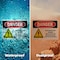 Signmission Electrocution Hazard Crane Danger Sign, Plastic, 10in W x 7in L, 2PK OS-2PACK-DS-P-710-L-1822 - alternate 3